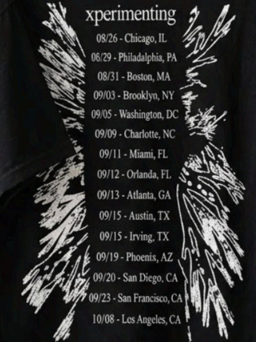 HOT Ken carson xperiment tour merch reprint 2 sildes - Picture 3 of 3